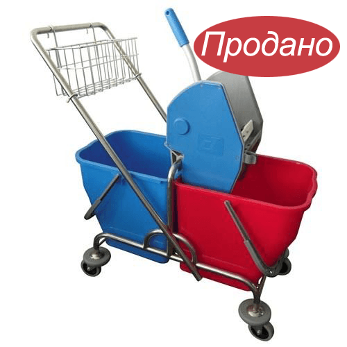 Тележка двухведерная 2х25 л DT-50 SS