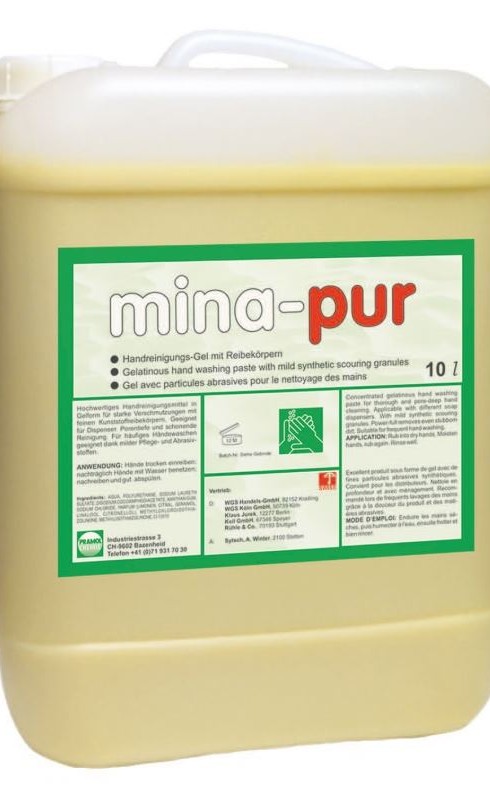 MINA-PUR Pramol для чистки рук с повышенной очищающей способностью 10 л